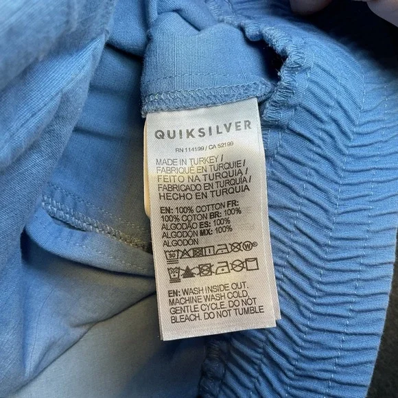 Quicksilver x Stranger Things Jacket Mens Medium Blue Surfer Patchwork Full Zip - Picture 7 of 10